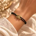 Bracelet Cordon Fin Noir