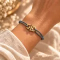 Bracelet Cordon Fin Gris