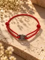 Bracelet Cordon Large Rouge