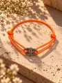 Bracelet Cordon Large Orange