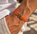 Bracelet Cordon Large Orange