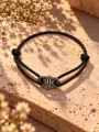 Bracelet Cordon Large Noir 