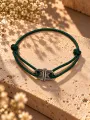 Bracelet Cordon Large Vert