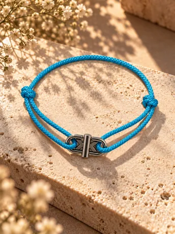 Bracelet Cordon Large Turquoise