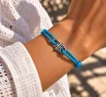 Bracelet Cordon Large Turquoise