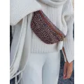 Sac banane cuir Nicole Léopard