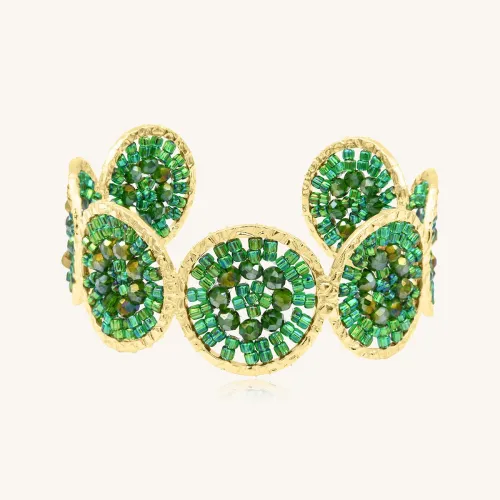 Nos bijoux pour manchette marina vert oasis