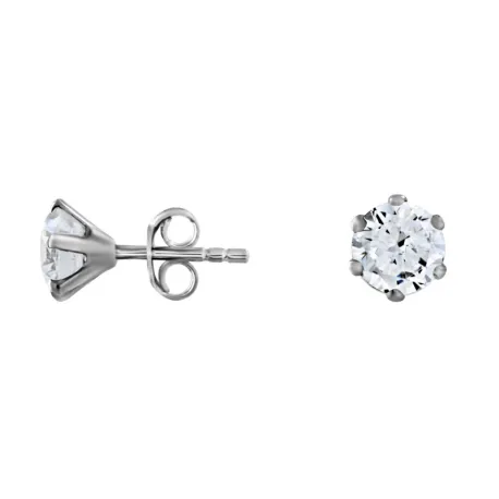 Boucles d'oreilles puces Lise 6MM