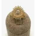 Bague soleil perlé