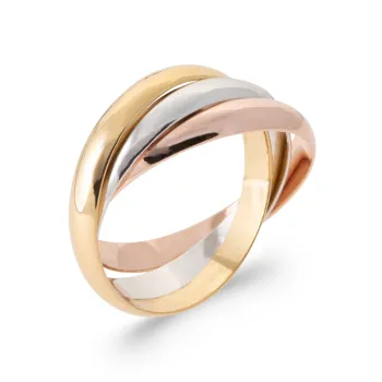 Bague trio de couleurs