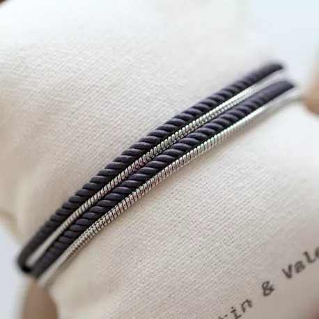 Bracelet Valentin Anthracite