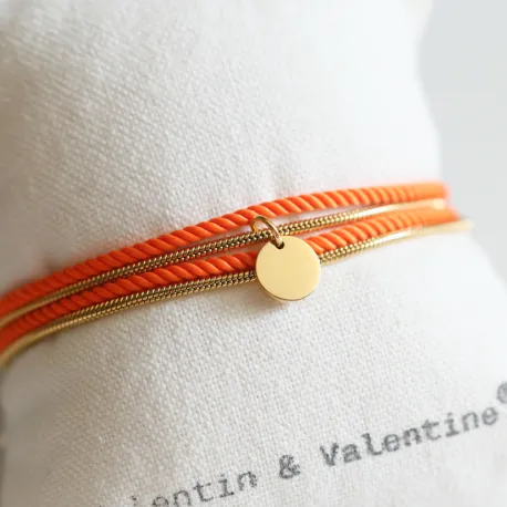 Bracelet - Collier Valentine Orange