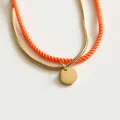 Bracelet - Collier Valentine Orange