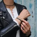 Bracelet - Collier Valentine Noir
