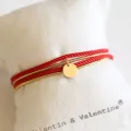 Bracelet - Collier Valentine Rouge
