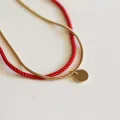 Bracelet - Collier Valentine Rouge