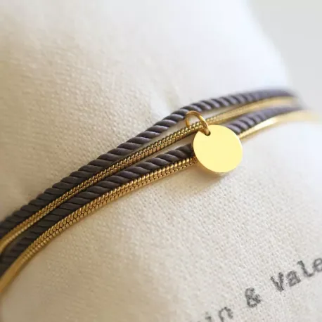 Bracelet - Collier Valentine Anthracite