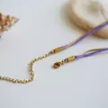 Bracelet - Collier Valentine Parme