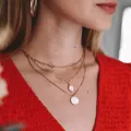 Collier soleil Perle
