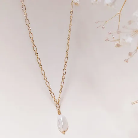 Collier soleil Perle