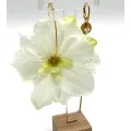 Boucles d'oreilles Muflier soie Keya