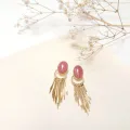Boucles d'oreilles Edmond Rhodocrosite