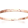 Bracelet martelé rose
