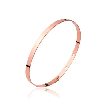 Bracelet lisse rose