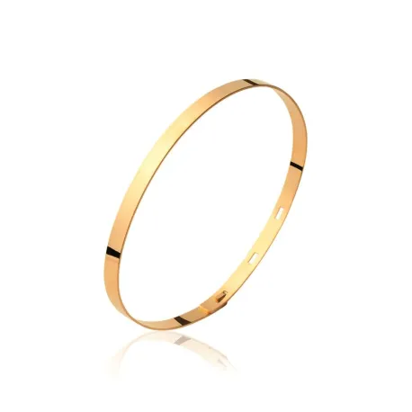 Bracelet lisse or 