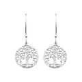 Boucles d'oreilles arbre de vie