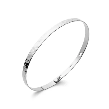 Bracelet martelé argent
