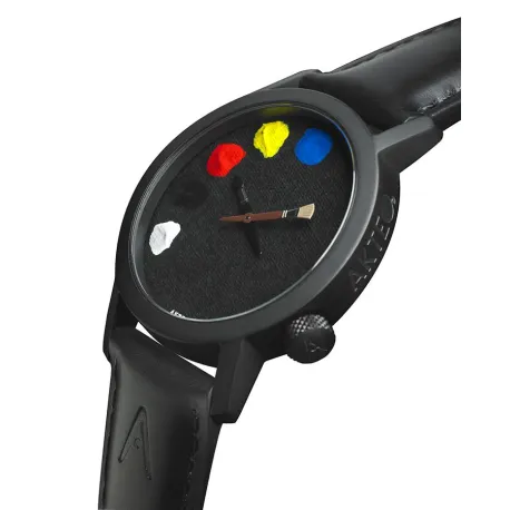 Montre Peinture 01 42MM Black