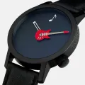 Montre guitare rouge 42MM PVD noir