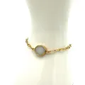 Bracelet kara agate blanche