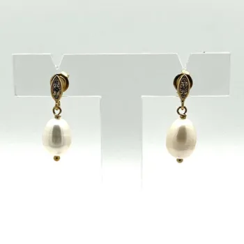 Boucles d'oreilles Lenny perle