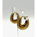 Boucles d'oreilles créoles Midnight