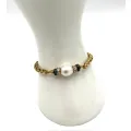 Bracelet Paloma émeraude et perle