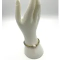 Bracelet Fallon apatite verte et perle blanche 
