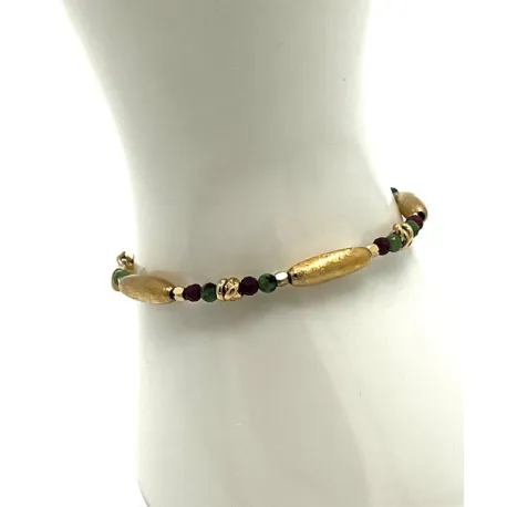 Bracelet Prism rubis zoïsite
