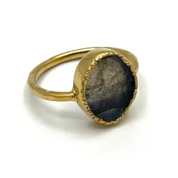 Bague Kara labradorite