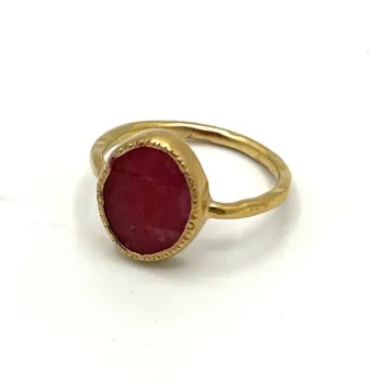 Bague Kara racine de rubis
