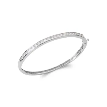 bracelet Jonc Lilou zircon argent