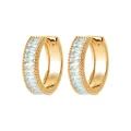 Boucles d'oreilles créoles Eléanore doré