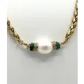 Collier Paloma émeraude et perle