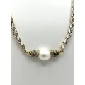 Collier Paloma pyrite et perle 