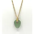 Collier Baby Axel quartz fraise vert