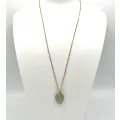 Collier Baby Axel quartz fraise vert