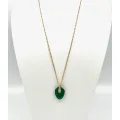 Collier Baby Axel Agate verte
