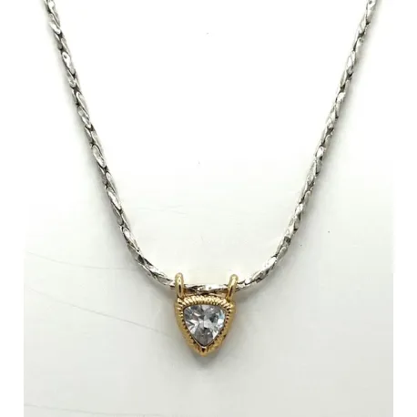 Collier héritage bicolore 