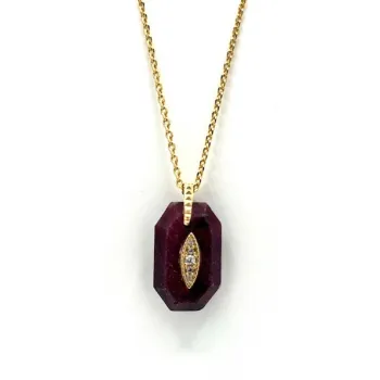 Collier Inside racine de rubis